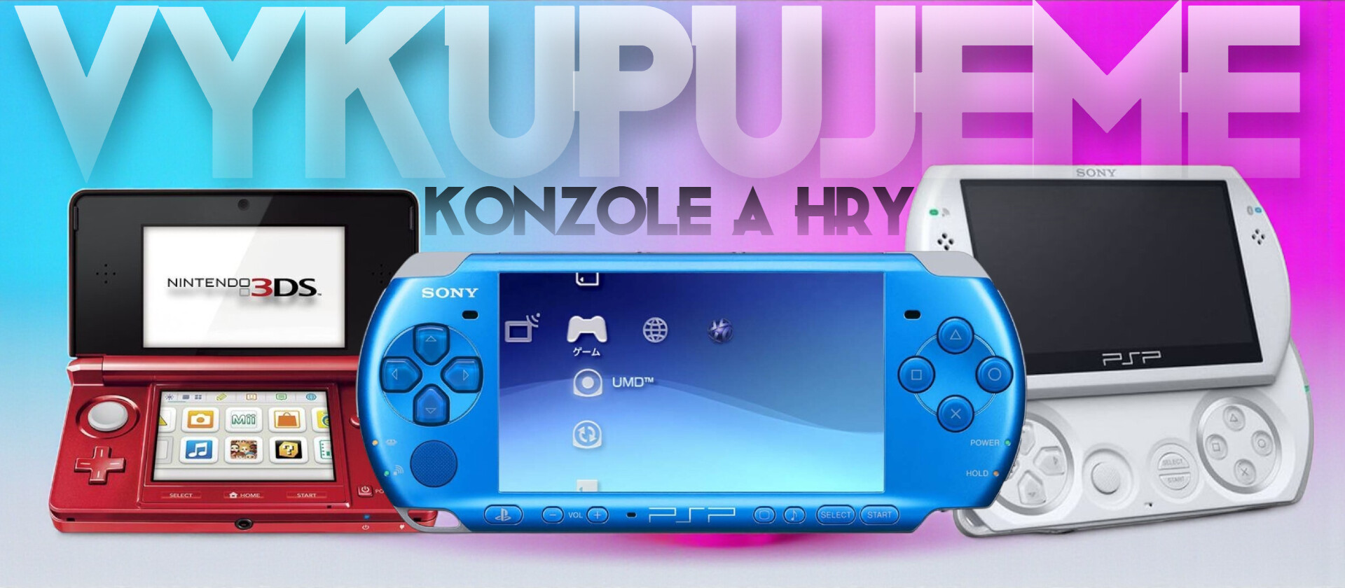 vykupujeme konzole a hry