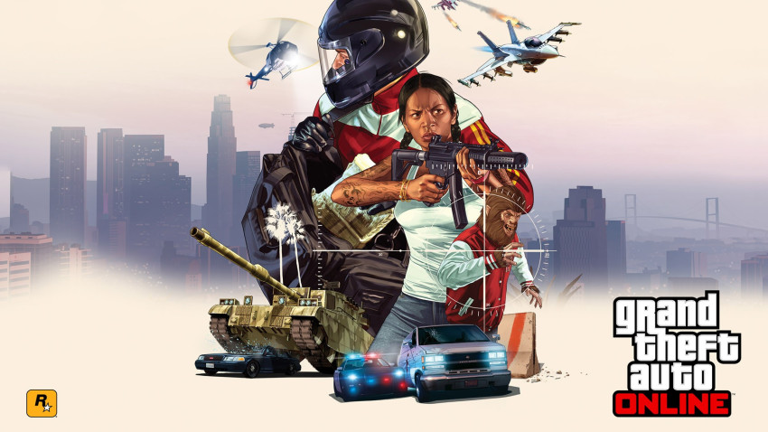 Plakát Grand Theft Auto online A 