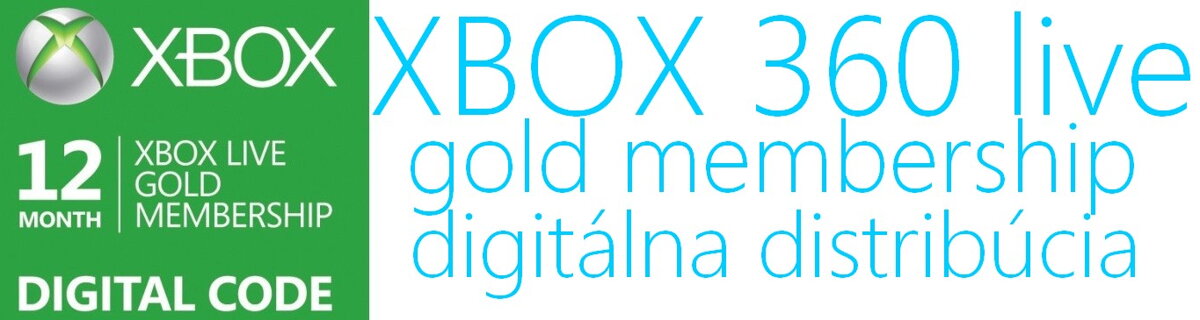 XBOX 360 live digitálna distribúcia konzoly-store.sk