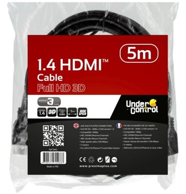 HDMI kábel 1.4 Full HD 3D - 5m