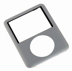 iPod Nano 3G čelný kryt strieborný