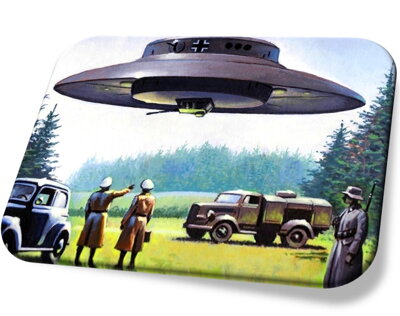 Podložka pod myš Nazi UFO