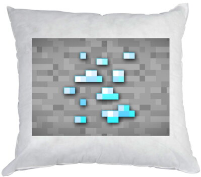 Vankúš Minecraft Diamants Block 40x40cm