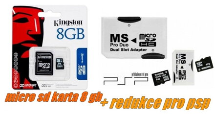PSP Pamäťová karta 8 GB