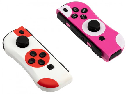 Nintendo Switch iCon Dot ovládače červená-ružová