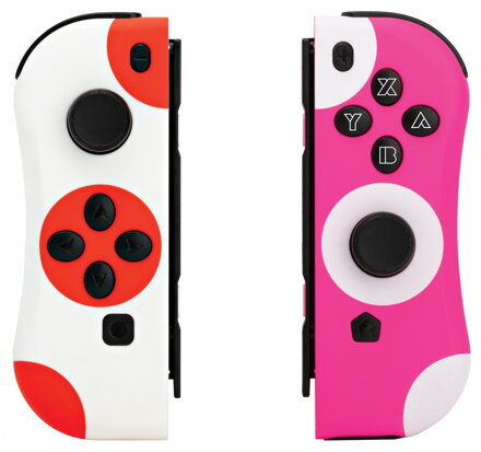 Nintendo Switch iCon Dot ovládače červená-ružová