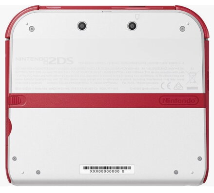 Nintendo 2DS White and Red + hra The Legend of Zelda: Majora's Mask 3D