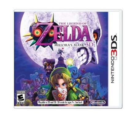 Nintendo 2DS White and Red + hra The Legend of Zelda: Majora's Mask 3D