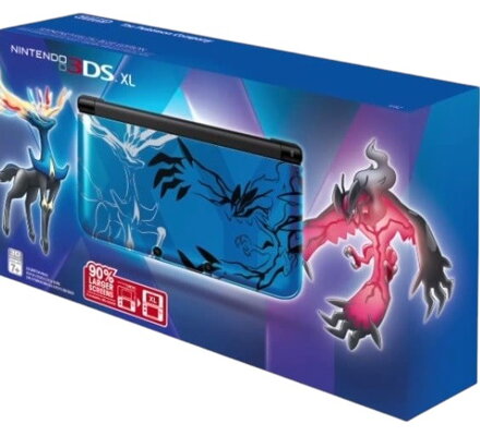 Nintendo 3DS XL Pokemon X and Y Blue + krabička Stav 1A