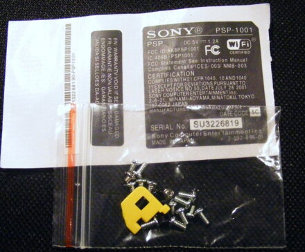 Skrutky pre PSP 1000/2000/3000
