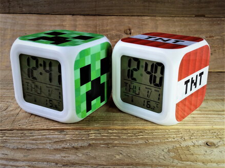 Minecraft Creeper budík