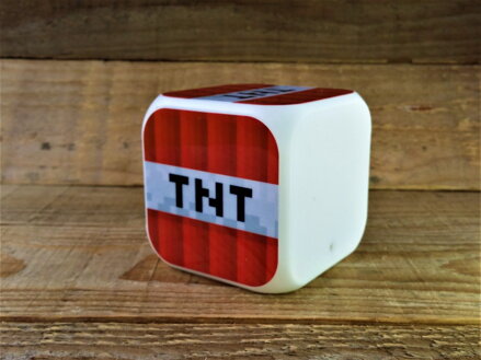 Minecraft TNT budík