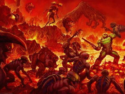 Podložka pod myš Doom v3