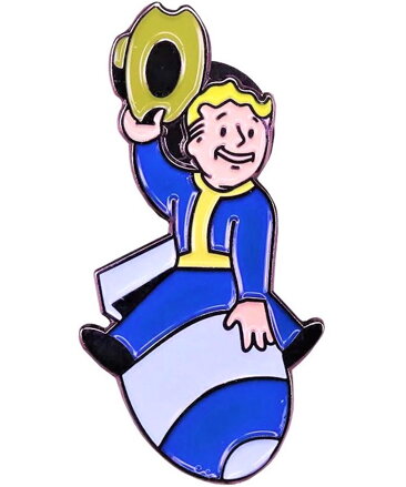 Odznak Fallout Vault Boy BOMB