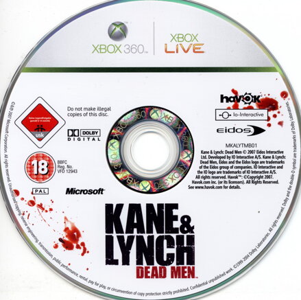 Kane And Lynch: Dead Men XBOX 360