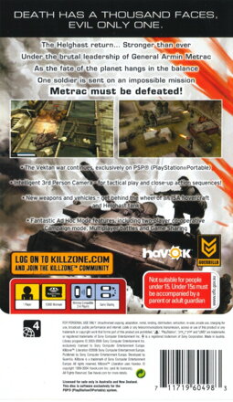 Killzone Liberation PSP