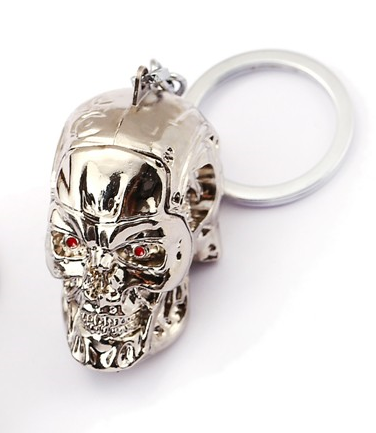 Kľúčenka Terminator T-1000 strieborná