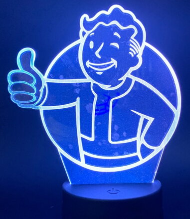 Led lampička Fallout 7 barev