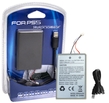 PS5 batéria 2000mAh ovládača 