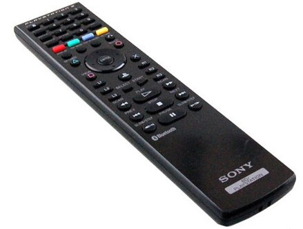 PS3 - Blu-Ray Disc Remote Control Black 