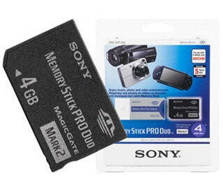 Sony Memory Stick PRO DUO 4GB Mark2 