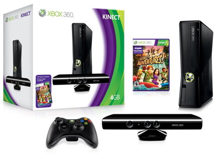 XBOX 360 Slim 4GB Standard System Kinect bazár
