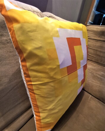 Povlak na vankúš Minecraft Mystery block 45x45