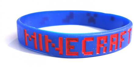 Náramok Minecraft modrý