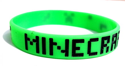 Náramok Minecraft zelený