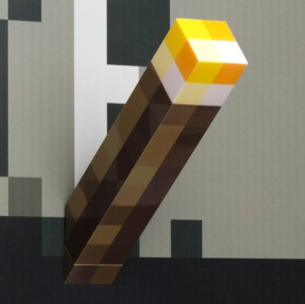 Minecraft Torch svietidlo