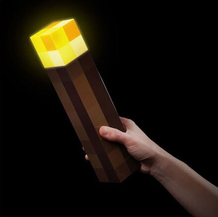 Minecraft Torch svietidlo