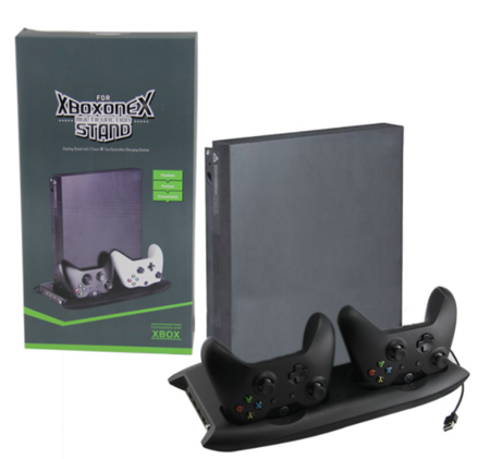Xbox One X vertikálny stojan s ventilátorom