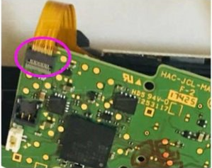 Nintendo Switch konektor flex kábla SL a SR