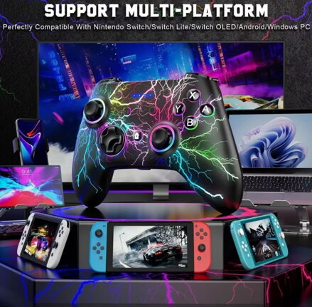 Ovladač Nintendo Switch bezdrátový Blesk