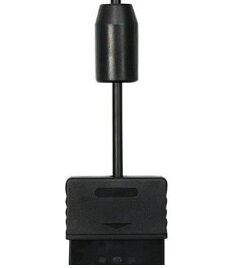 Ovladač PS2 kabelový zelený crystal