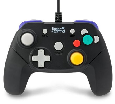 Ovládač Wii Gamecube čierny