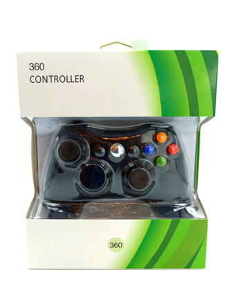 Xbox 360 bezdrátový ovladač černý