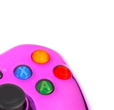 Xbox 360 káblový ovládač chrómovaný fialový limited