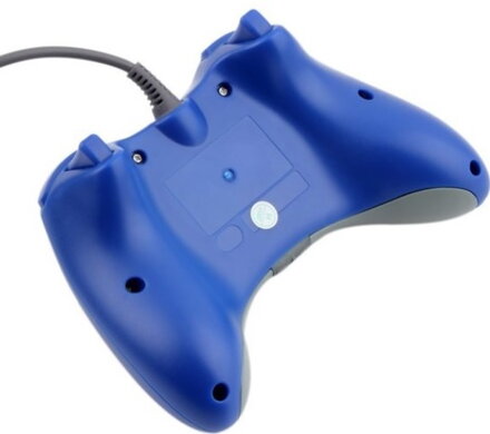  Xbox 360 káblový ovládač modrý