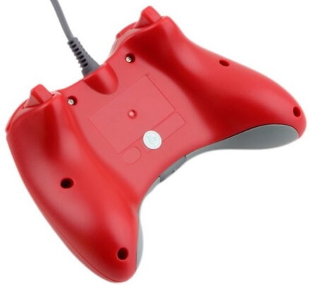  Xbox 360 káblový ovládač červený