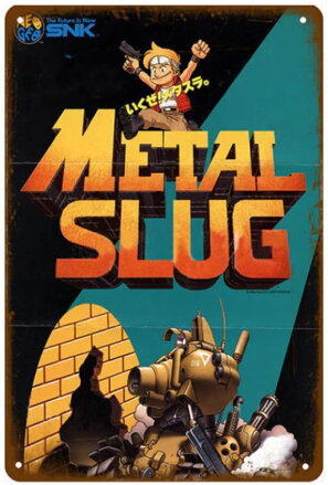 Plechová cedule Metal Slug 20x30 cm