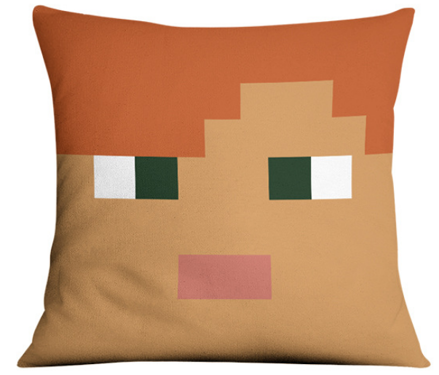 Povlak na vankúš Minecraft Alex 45x45