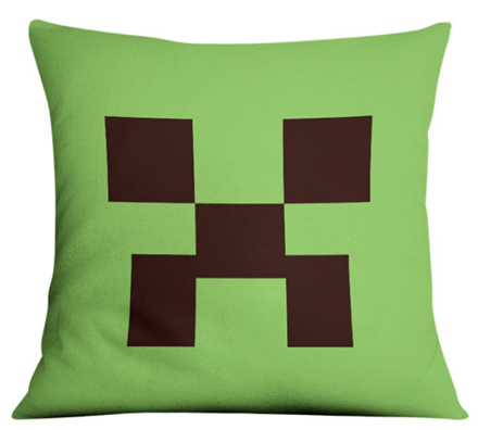 Povlak na vankúš Minecraft Creeper 45x45
