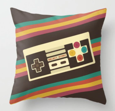 Povlak na vankúš s RETRO NES ovládačom V2 45x45cm