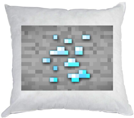 Vankúš Minecraft Diamants Block 40x40cm