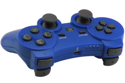 Ovladač PS3 Bluetooth V2 modrý