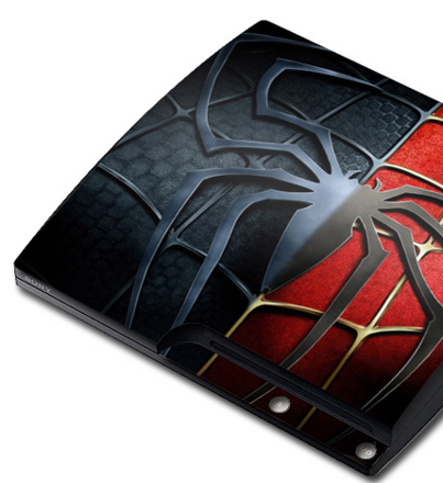 PS3 Slim polep Spiderman