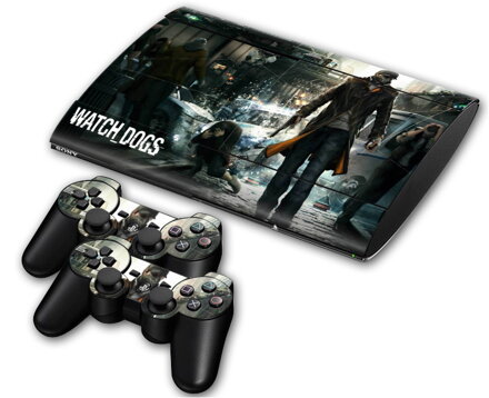 PS3 SuperSlim polep Watch Dogs