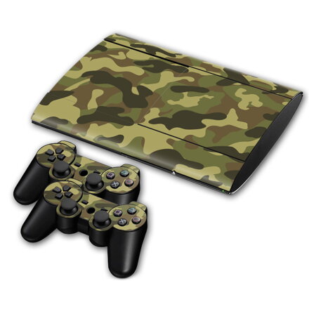 PS3 SuperSlim polep CAMO