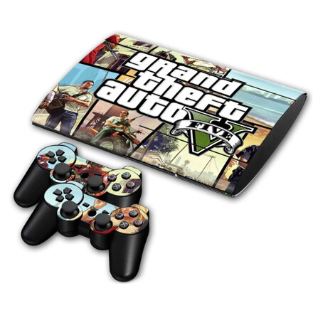 PS3 SuperSlim polep GTA 5